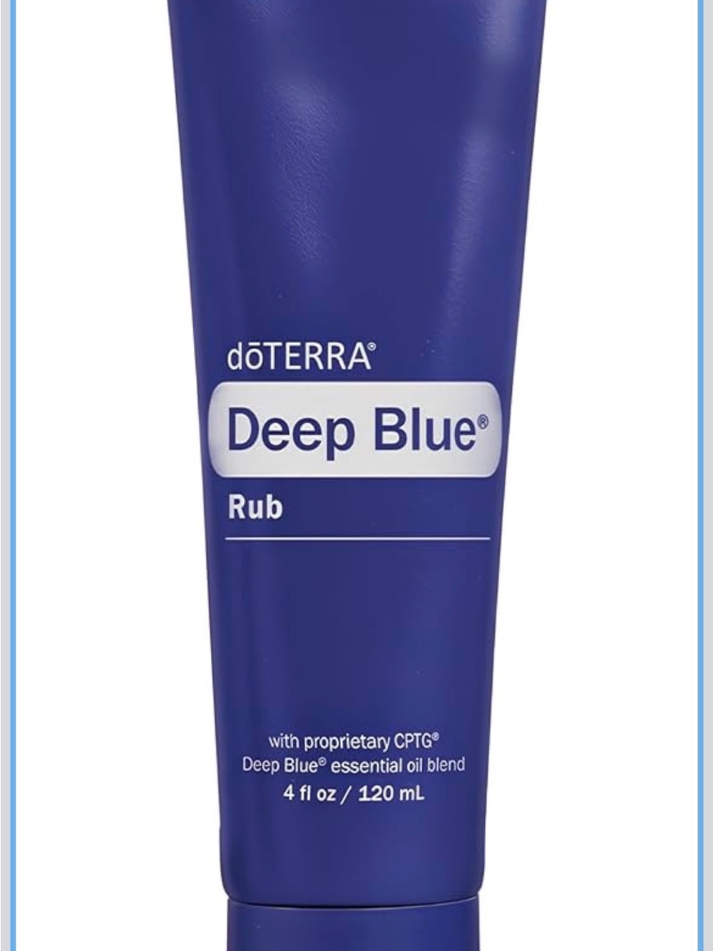 Doterra Deep Blue Rub - Blue Tube